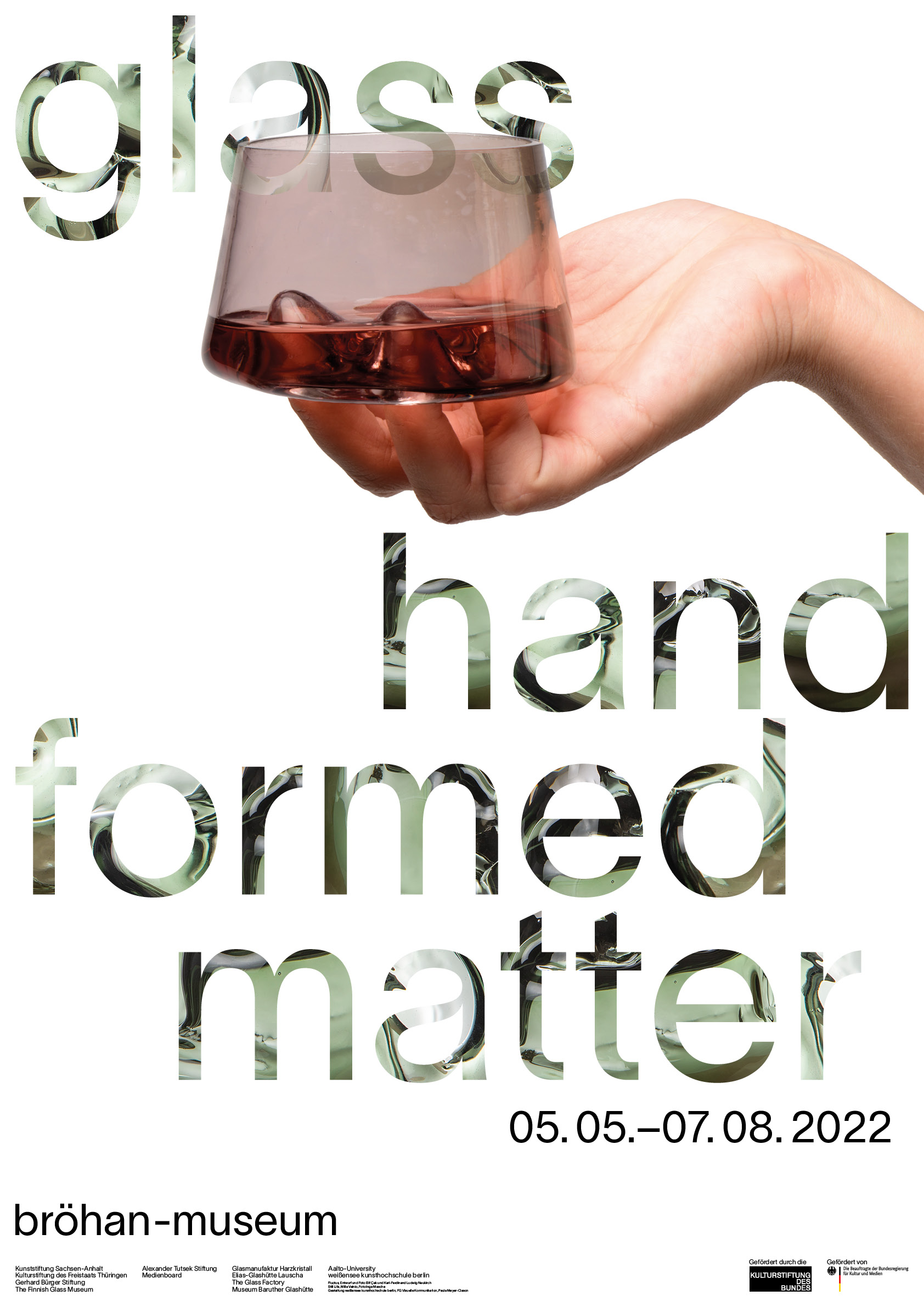 Ausstellung "glass - hand formed matter"